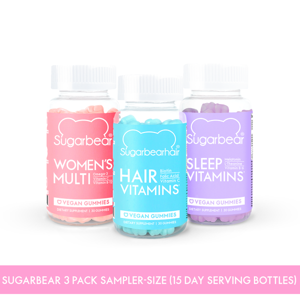 SugarBear 3 pack sampler-size (15 day serving bottles)